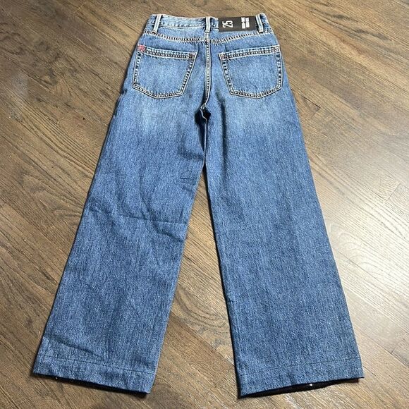 Bdg urban Outfitters High + Wide High Rise Sequin Embellished Denim Jeans - Picture 5 of 10